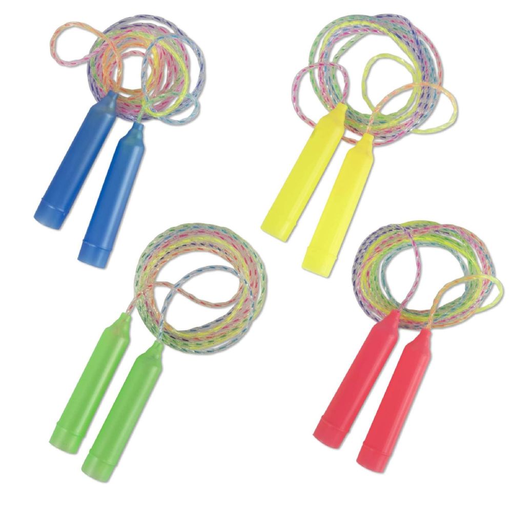 100 Units of Rainbow Jump Rope Jump Ropes at