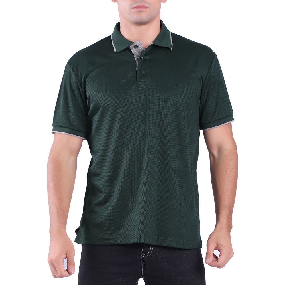 24 Units of Mens Waffit Polo Tee Shirt In Olive Plus Size - Mens Polo ...