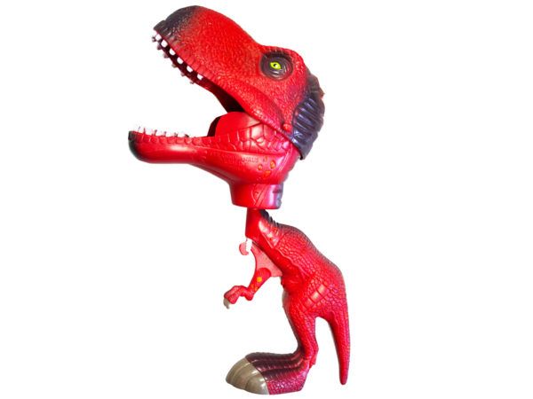 red t rex with horns