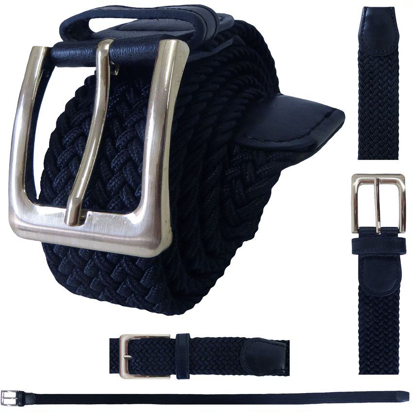 48 Units of Elastic Stretch Belt Navy - Mens Belts - at ...