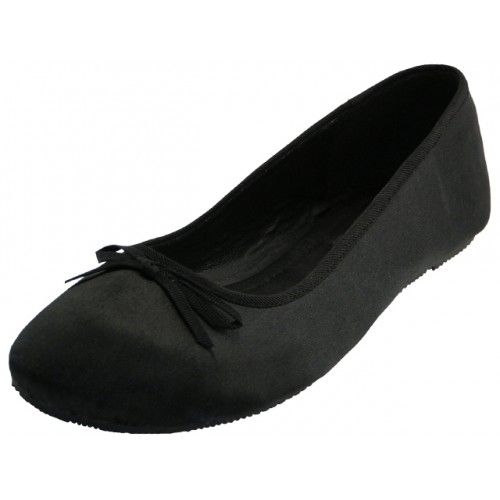 satin ballet flats