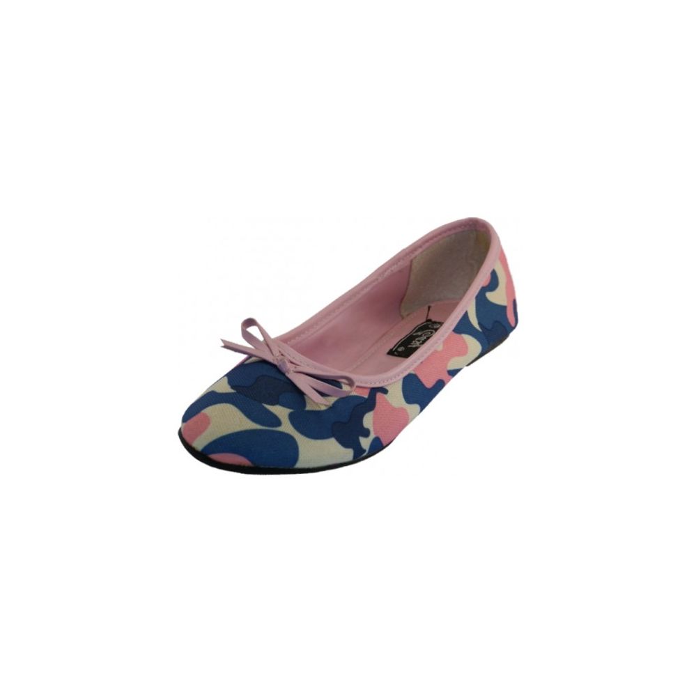 18 Units of Ladies' Camouflage Ballerina Shoe ( Pink Color Only) - at ...