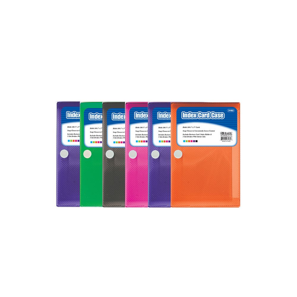 36 Units Of 3 X 5 Index Card Case W 5 Tab Divider LABELS CARDS 