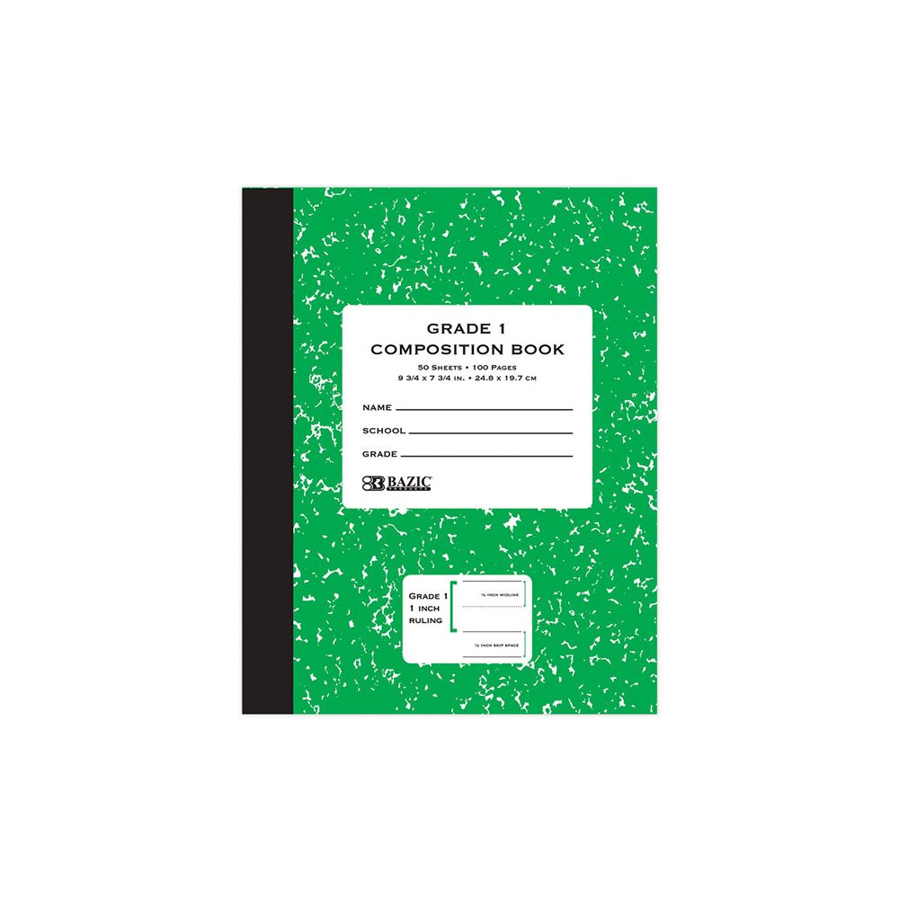 12 Units of 50 Ct Grade 1 Primary Composition Book Notebooks at