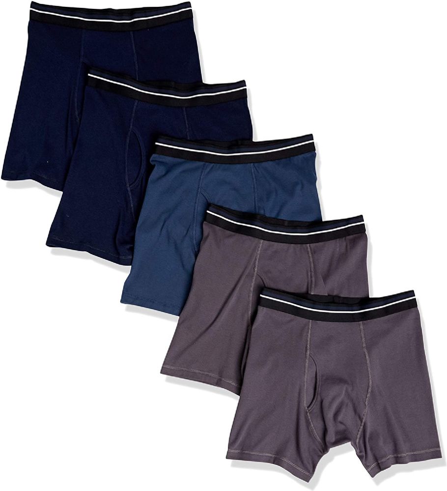 36 Units of Yacht & Smith Mens 100% Cotton Boxer Brief Assorted Colors ...