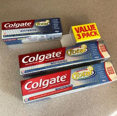 8 Units of Colgate 3-Packtotal Whitening Toothpaste Super Size Value ...