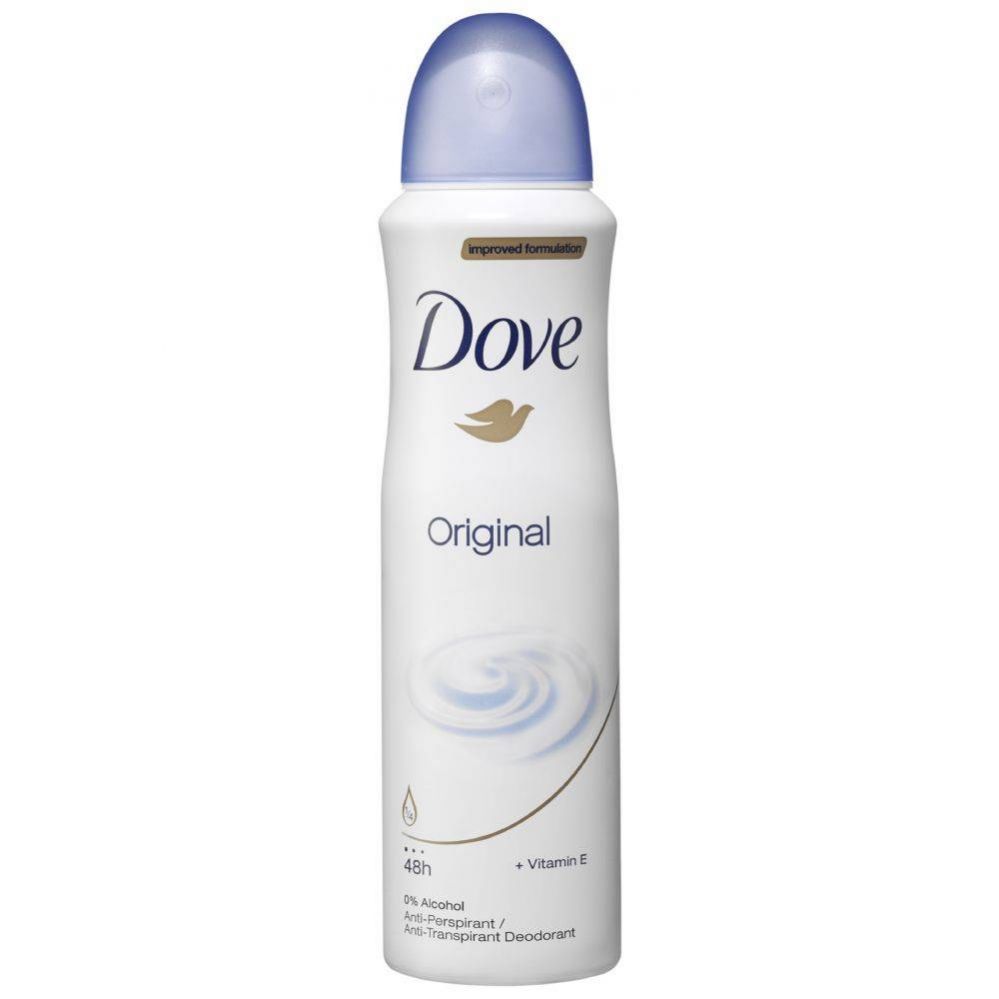 6 Units of Dove Spray 150 Ml Original 12pk - Deodorant - at ...
