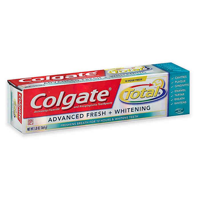 24 Units Of Colgate 5.8oz T Paste Total Advance Fresh And Whitening Gel 