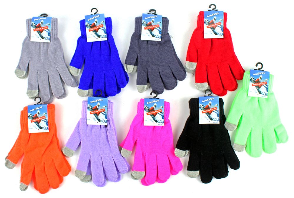 60 Units of Adult Conductive Touchscreen Magic Stretch Texting Gloves ...