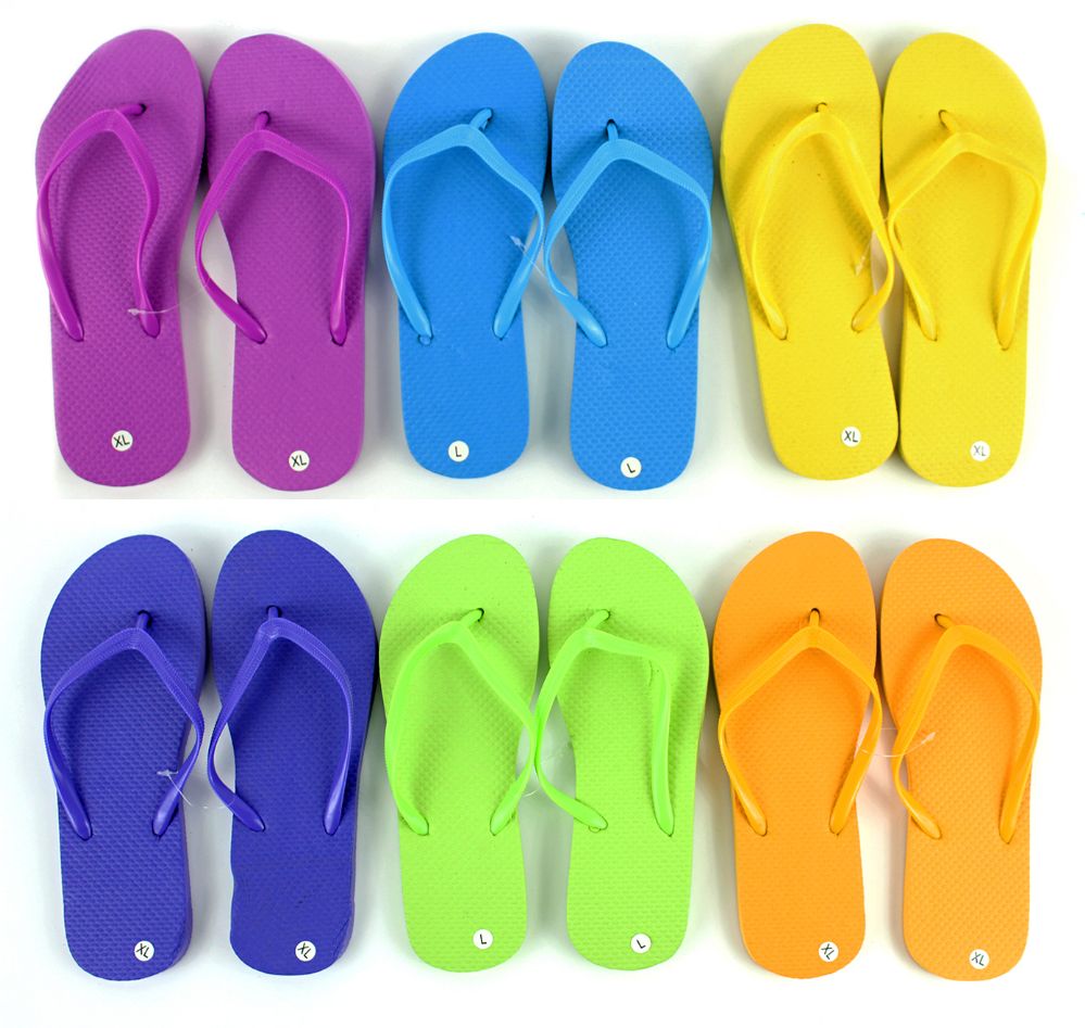 flip flops different colours