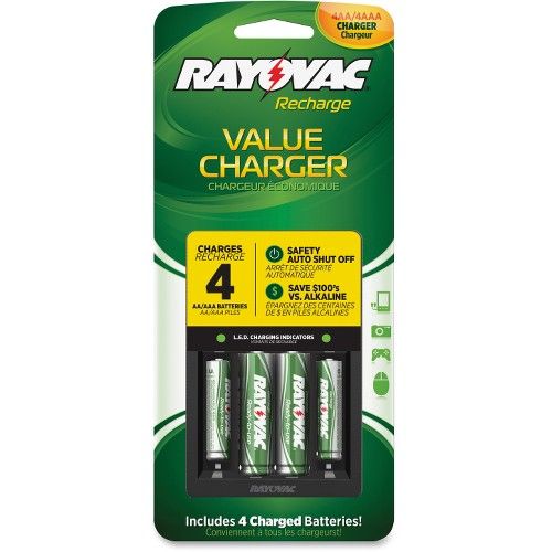 36 Units of Rayovac Ps133-4b 4 Position Value Charger - Office Supplies