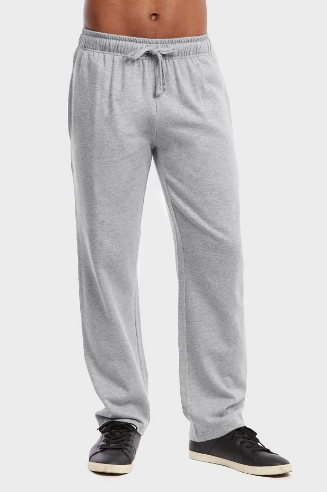 36 Units of Men's Lightweight Fleece Sweatpants In Heather Grey Size xl