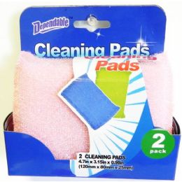 48 Units of Terry Net Scouring Sponge Pads 2 Pack - Scouring Pads ...