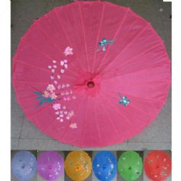 36 Units of Chinese Umbrella Assorted Colors - Umbrellas & Rain Gear ...