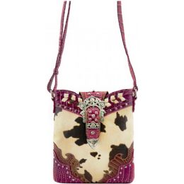 pink cow purse