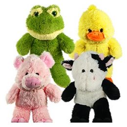 plush farm animal set