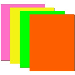 100 Units of Neon Poster Board, 22x28, Asst. Colors - Poster & Foam ...