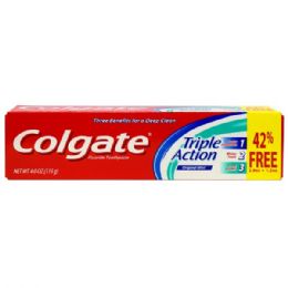 48 Units of Colgate Tp 4oz Triple Action - Toothbrushes and Toothpaste ...