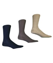 216 Units of Men's Nylon Dress Sock In Assorted Colors - Mens Dress ...