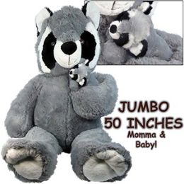 plush raccoons