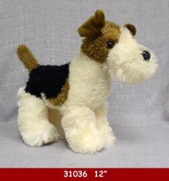 fox terrier stuffed animal