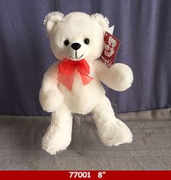 plush white bear