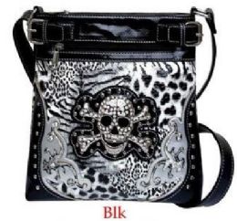 skull cross body bag