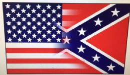 48 Units of .3'x5' Half And Half Confederate/american Flag - Signs ...