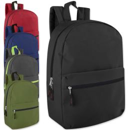 24 Units of 17 Inch Promo Backpack - Assorted Colors - Backpacks 17 ...
